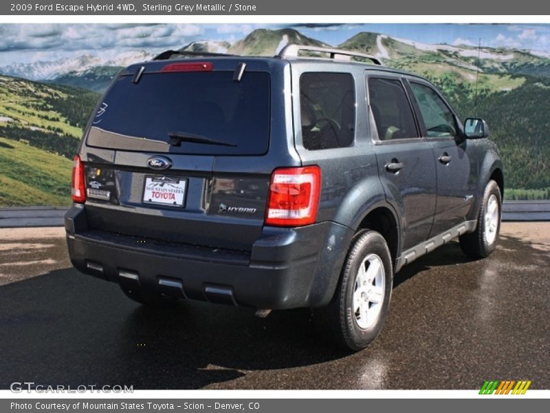 Sterling Grey Metallic / Stone 2009 Ford Escape Hybrid 4WD