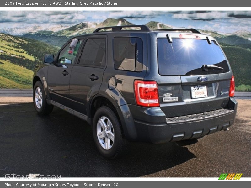 Sterling Grey Metallic / Stone 2009 Ford Escape Hybrid 4WD