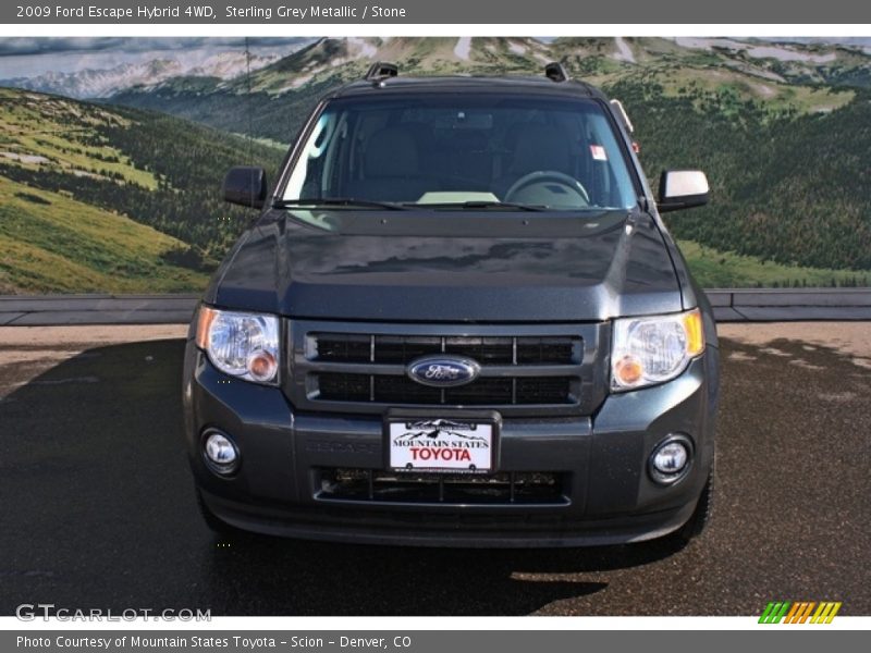 Sterling Grey Metallic / Stone 2009 Ford Escape Hybrid 4WD