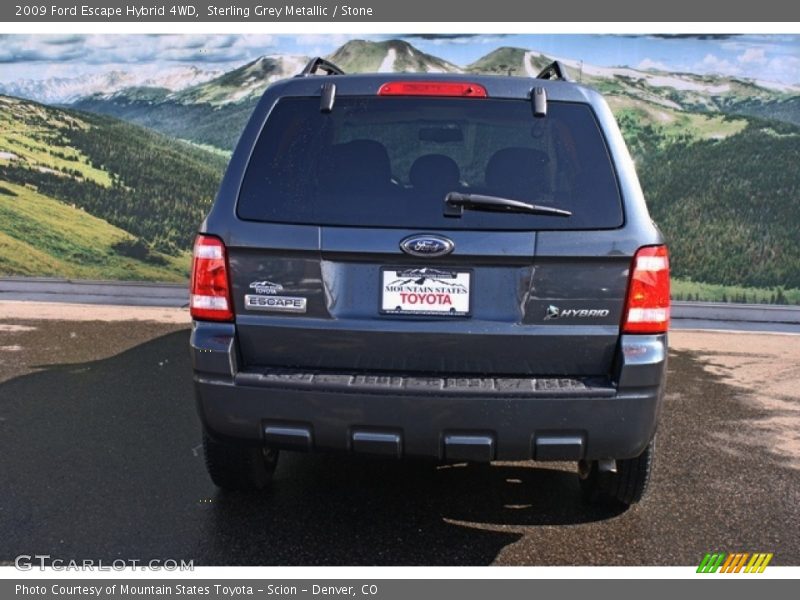 Sterling Grey Metallic / Stone 2009 Ford Escape Hybrid 4WD