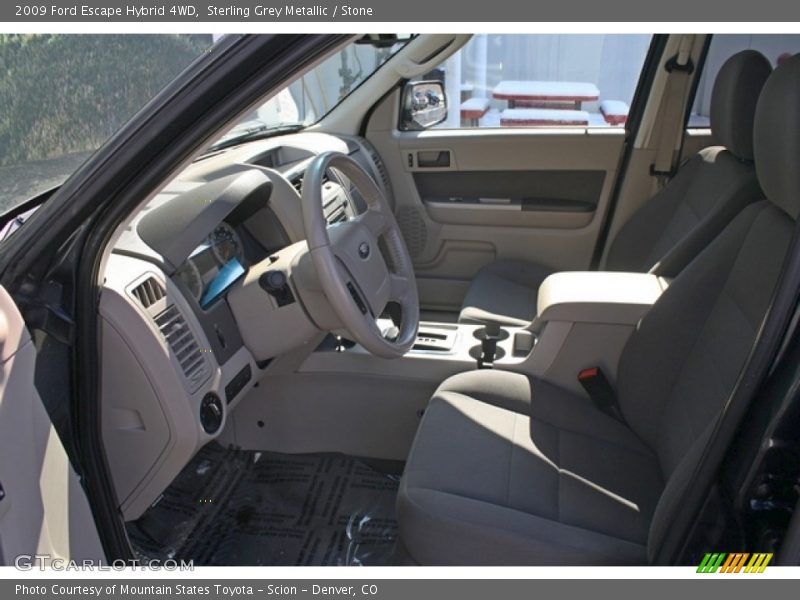 Sterling Grey Metallic / Stone 2009 Ford Escape Hybrid 4WD