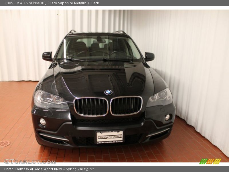 Black Sapphire Metallic / Black 2009 BMW X5 xDrive30i