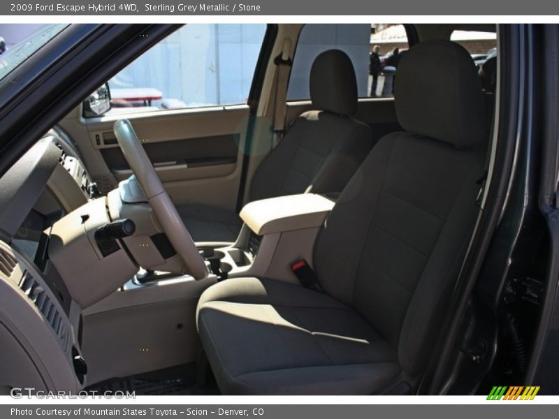 Sterling Grey Metallic / Stone 2009 Ford Escape Hybrid 4WD