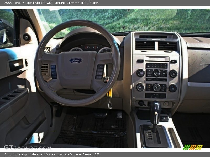 Sterling Grey Metallic / Stone 2009 Ford Escape Hybrid 4WD