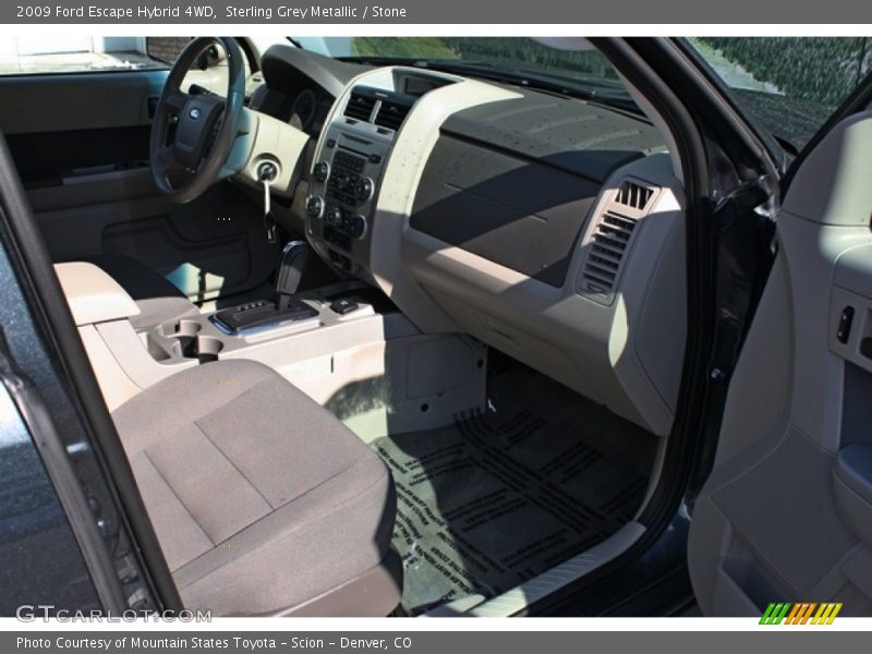 Sterling Grey Metallic / Stone 2009 Ford Escape Hybrid 4WD