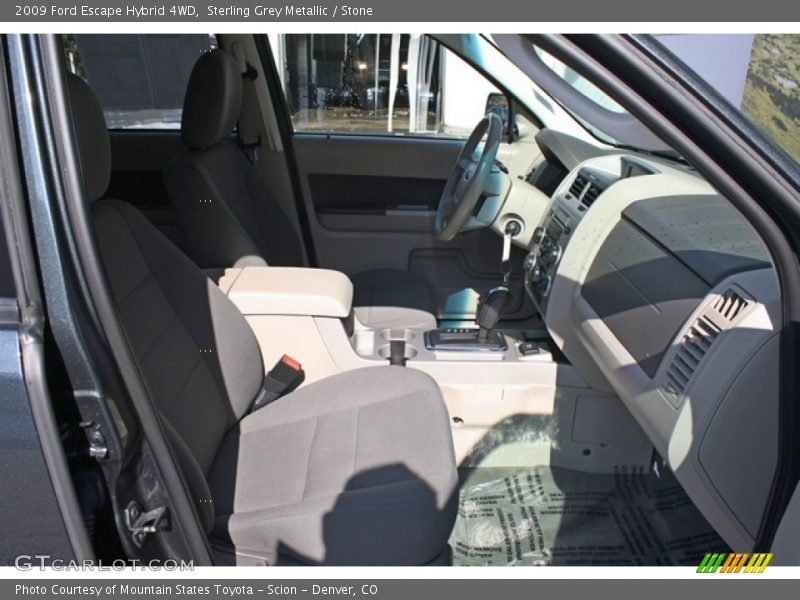 Sterling Grey Metallic / Stone 2009 Ford Escape Hybrid 4WD