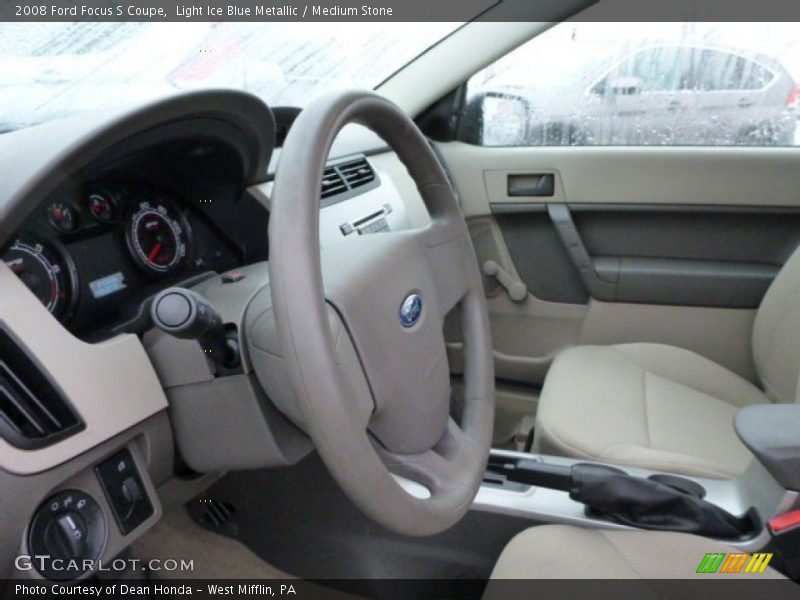 Light Ice Blue Metallic / Medium Stone 2008 Ford Focus S Coupe