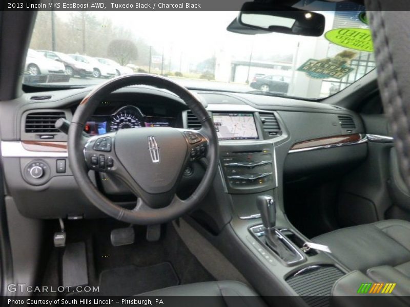 Tuxedo Black / Charcoal Black 2013 Lincoln MKS EcoBoost AWD