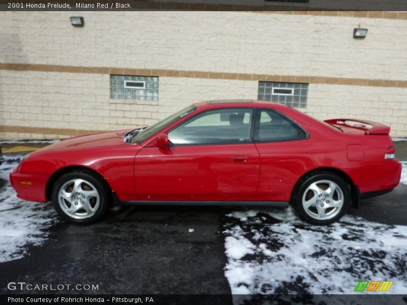 Milano Red / Black 2001 Honda Prelude