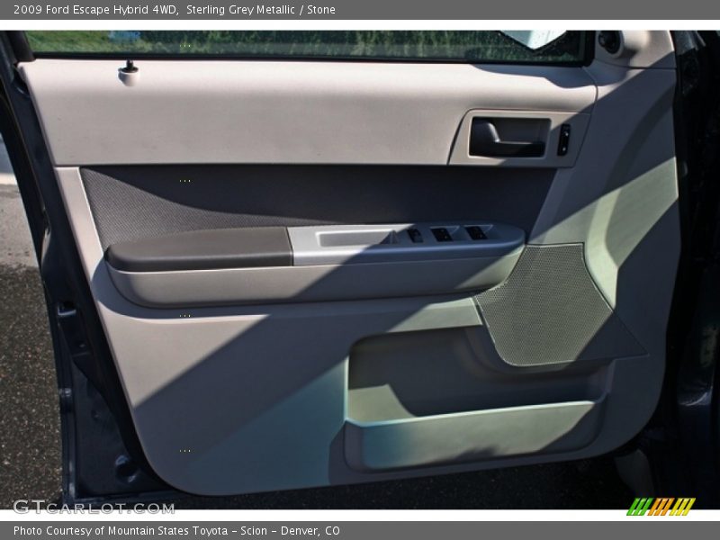 Sterling Grey Metallic / Stone 2009 Ford Escape Hybrid 4WD
