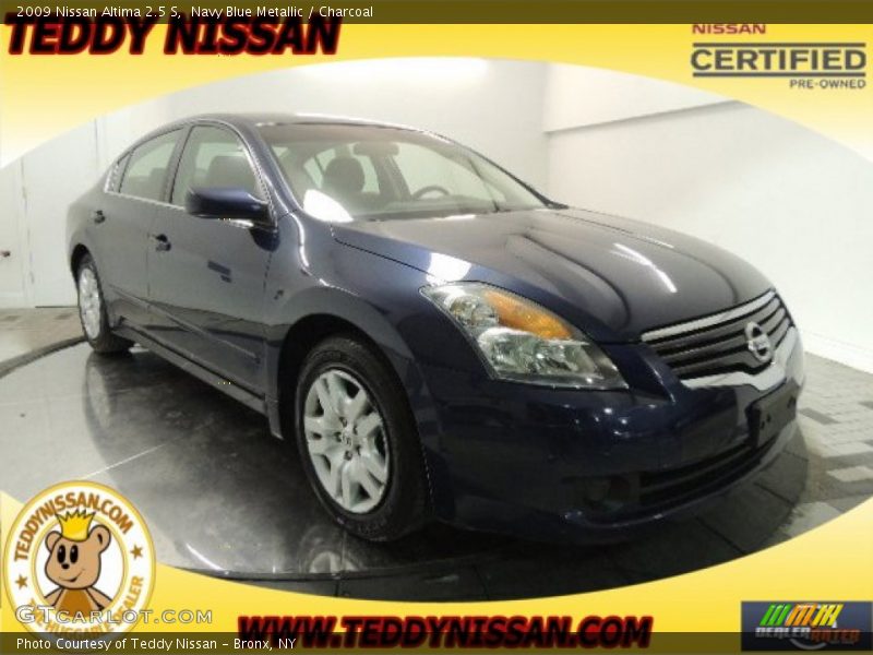 Navy Blue Metallic / Charcoal 2009 Nissan Altima 2.5 S