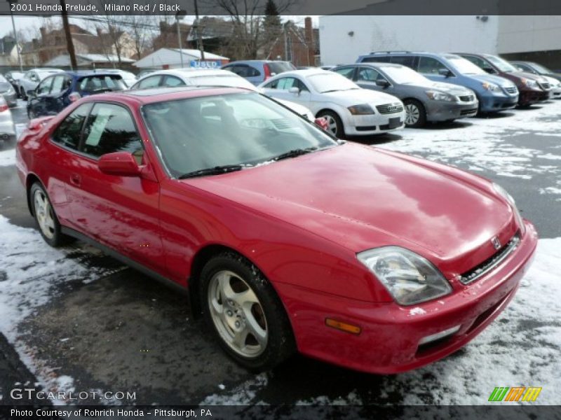 Milano Red / Black 2001 Honda Prelude