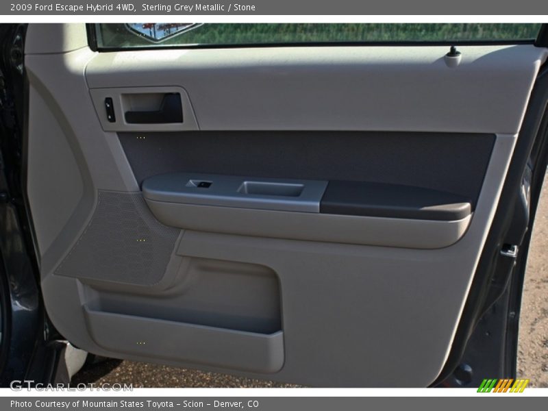 Sterling Grey Metallic / Stone 2009 Ford Escape Hybrid 4WD