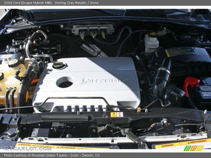 Sterling Grey Metallic / Stone 2009 Ford Escape Hybrid 4WD