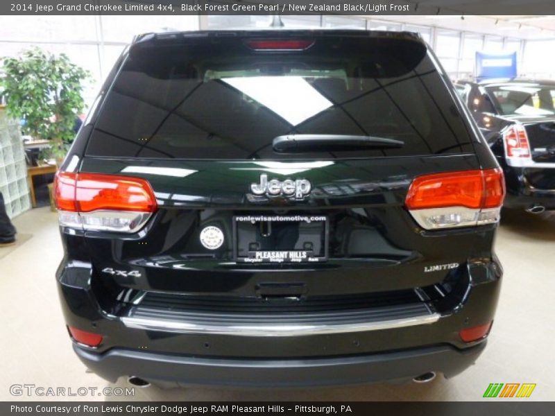 Black Forest Green Pearl / New Zealand Black/Light Frost 2014 Jeep Grand Cherokee Limited 4x4