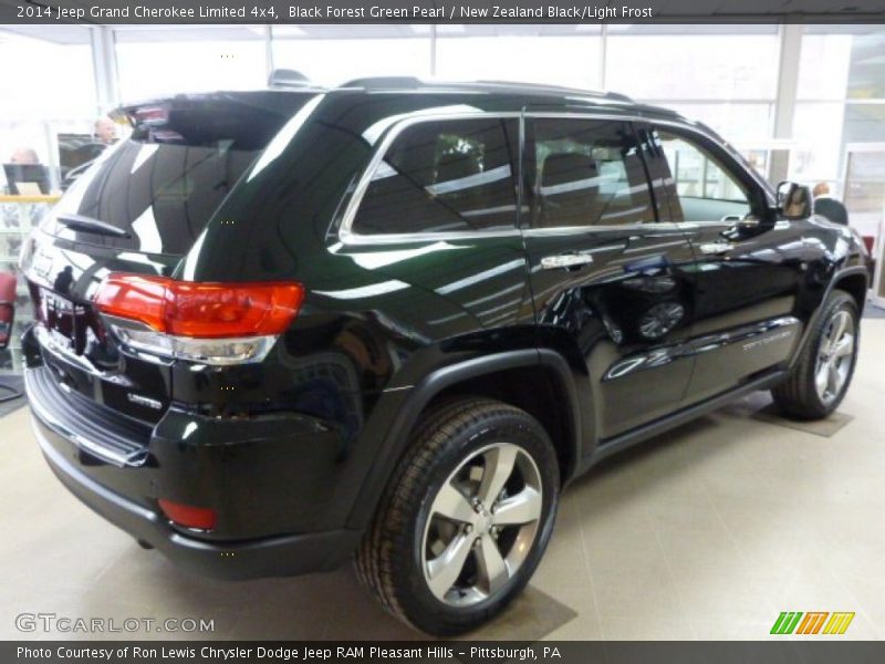 Black Forest Green Pearl / New Zealand Black/Light Frost 2014 Jeep Grand Cherokee Limited 4x4