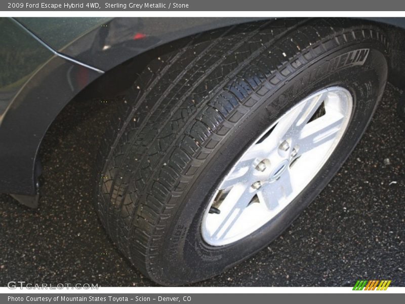 Sterling Grey Metallic / Stone 2009 Ford Escape Hybrid 4WD