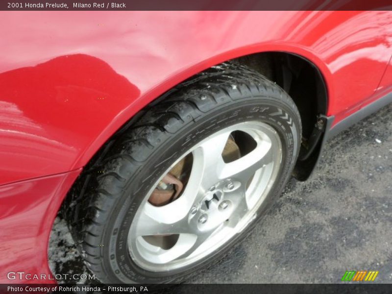 Milano Red / Black 2001 Honda Prelude