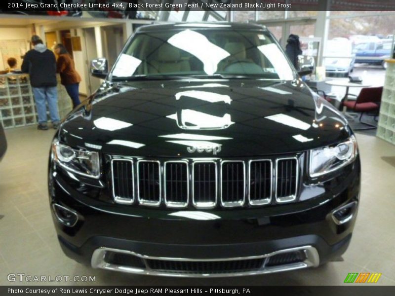 Black Forest Green Pearl / New Zealand Black/Light Frost 2014 Jeep Grand Cherokee Limited 4x4