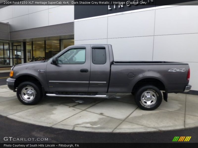 Dark Shadow Grey Metallic / Heritage Graphite Grey 2004 Ford F150 XLT Heritage SuperCab 4x4