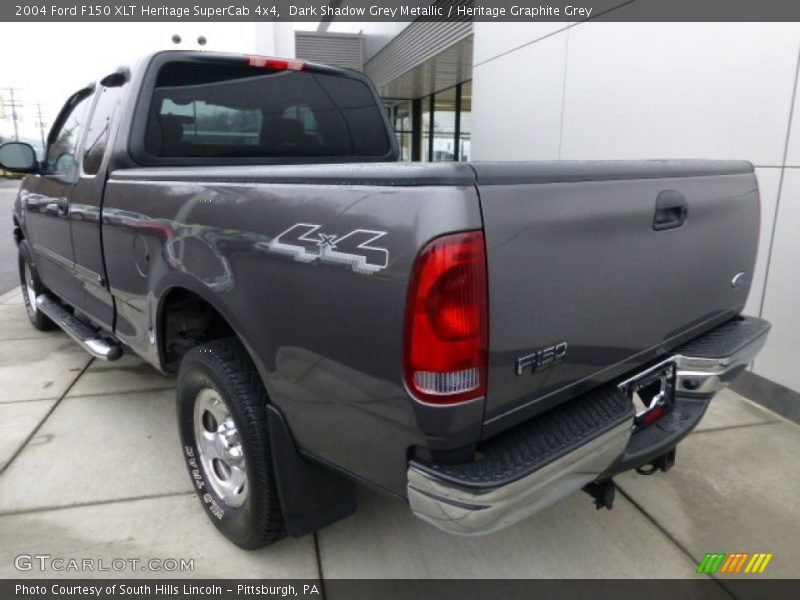 Dark Shadow Grey Metallic / Heritage Graphite Grey 2004 Ford F150 XLT Heritage SuperCab 4x4