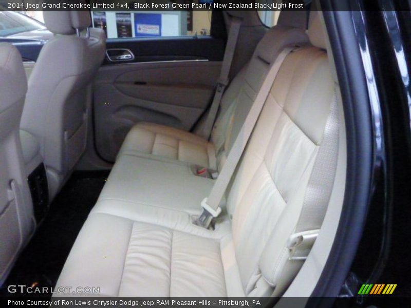 Rear Seat of 2014 Grand Cherokee Limited 4x4