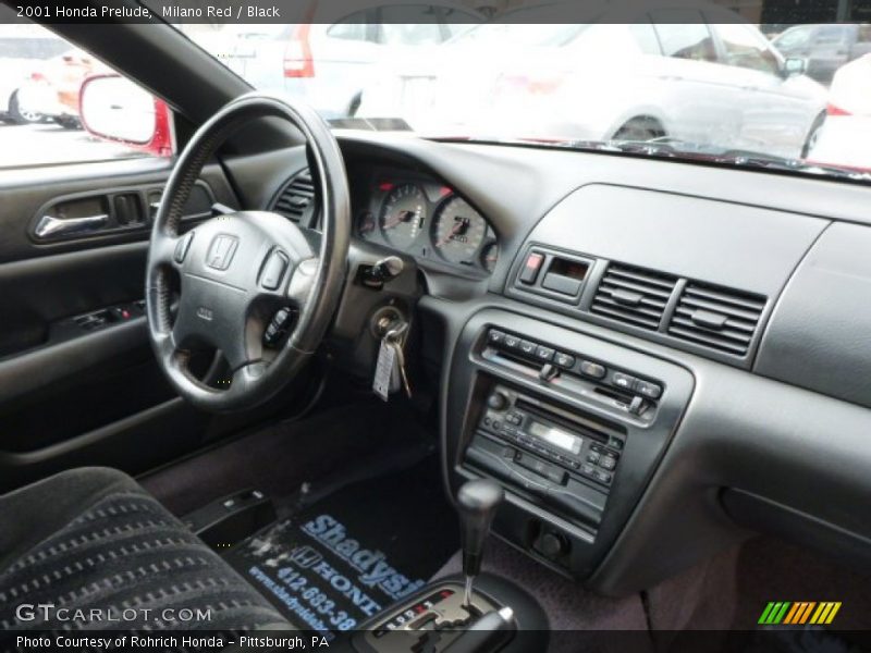 Milano Red / Black 2001 Honda Prelude