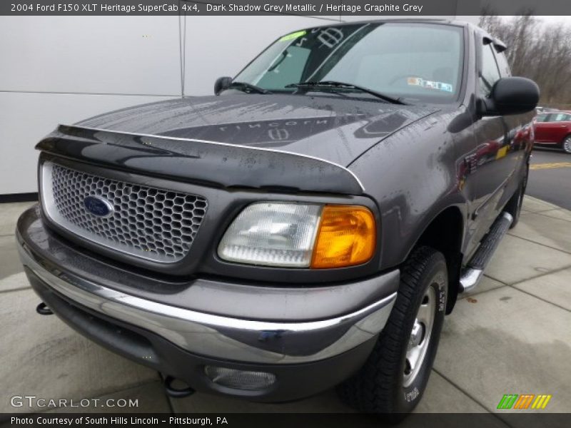 Dark Shadow Grey Metallic / Heritage Graphite Grey 2004 Ford F150 XLT Heritage SuperCab 4x4