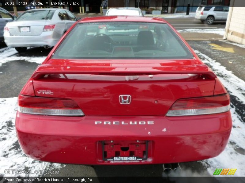 Milano Red / Black 2001 Honda Prelude