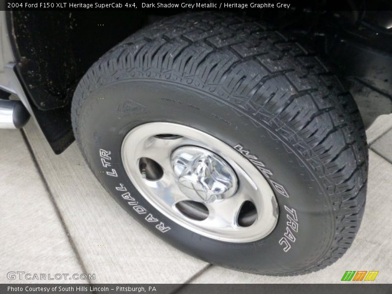 Dark Shadow Grey Metallic / Heritage Graphite Grey 2004 Ford F150 XLT Heritage SuperCab 4x4