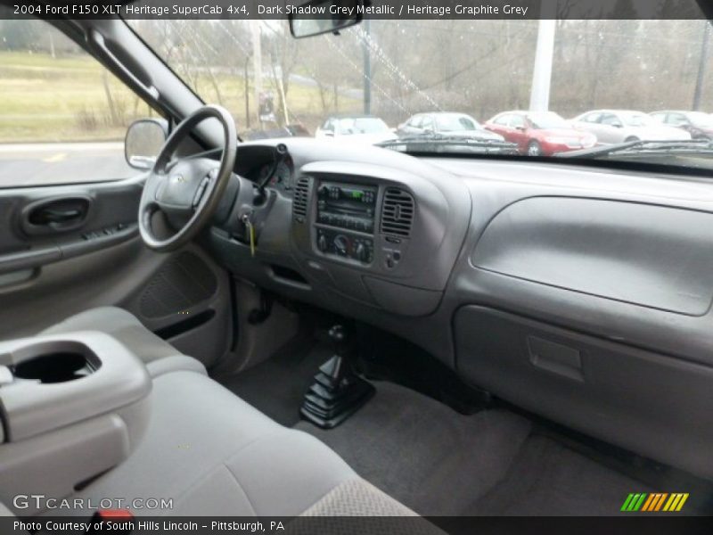 Dark Shadow Grey Metallic / Heritage Graphite Grey 2004 Ford F150 XLT Heritage SuperCab 4x4