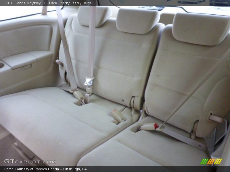 Dark Cherry Pearl / Beige 2010 Honda Odyssey LX