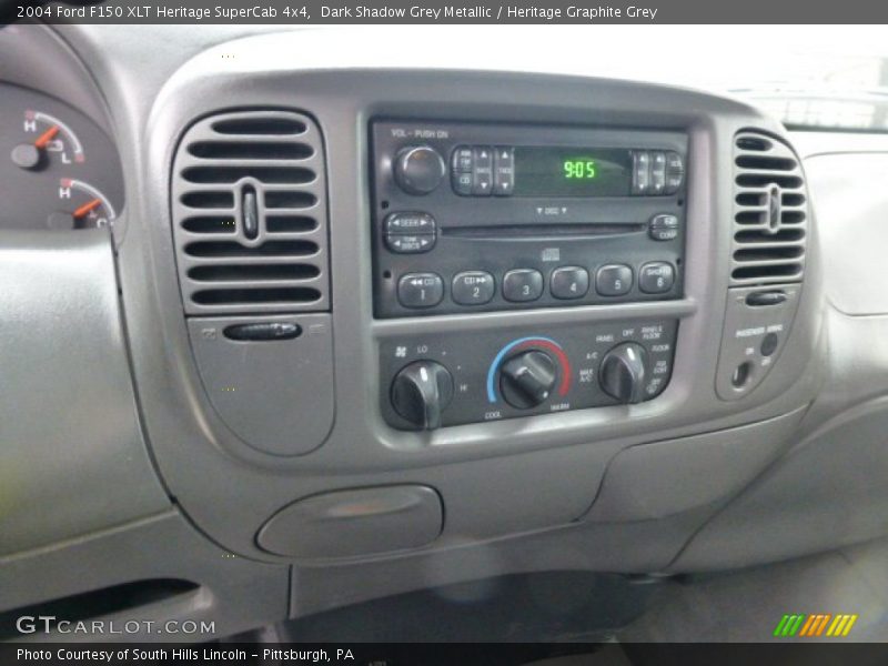 Dark Shadow Grey Metallic / Heritage Graphite Grey 2004 Ford F150 XLT Heritage SuperCab 4x4