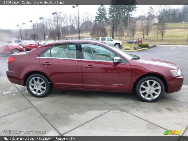 Merlot Metallic / Sand 2006 Lincoln Zephyr