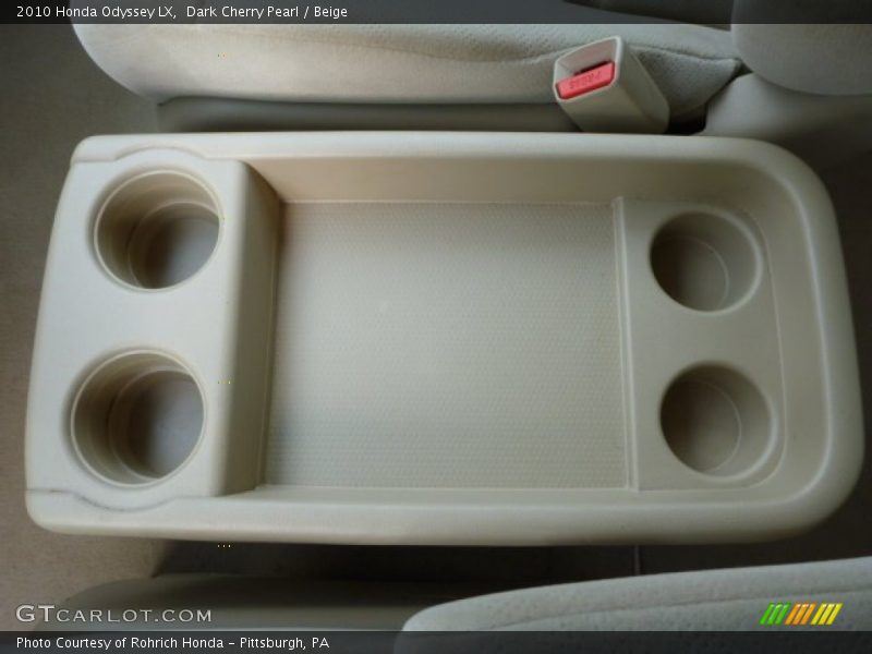 Dark Cherry Pearl / Beige 2010 Honda Odyssey LX