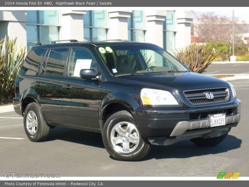 Nighthawk Black Pearl / Saddle 2004 Honda Pilot EX 4WD