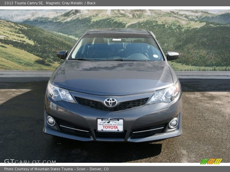 Magnetic Gray Metallic / Black 2013 Toyota Camry SE