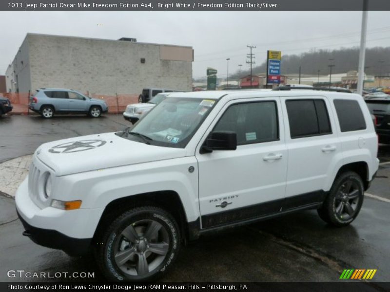 Bright White / Freedom Edition Black/Silver 2013 Jeep Patriot Oscar Mike Freedom Edition 4x4