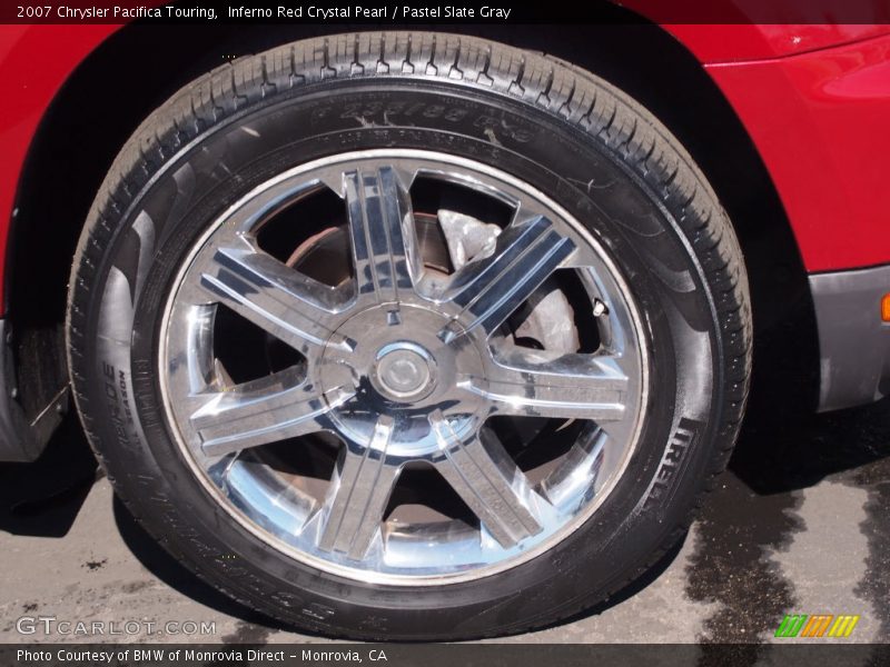 Inferno Red Crystal Pearl / Pastel Slate Gray 2007 Chrysler Pacifica Touring