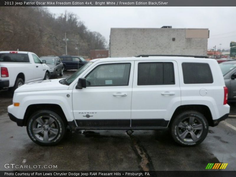 Bright White / Freedom Edition Black/Silver 2013 Jeep Patriot Oscar Mike Freedom Edition 4x4