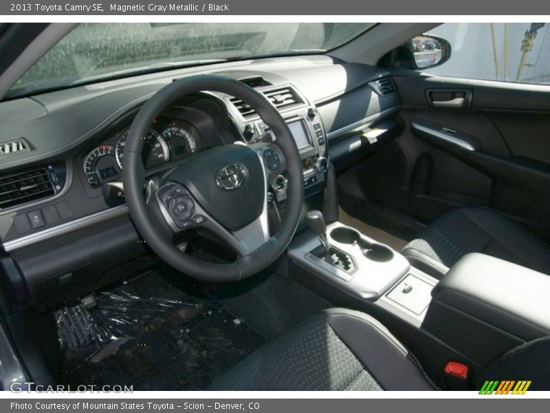 Magnetic Gray Metallic / Black 2013 Toyota Camry SE