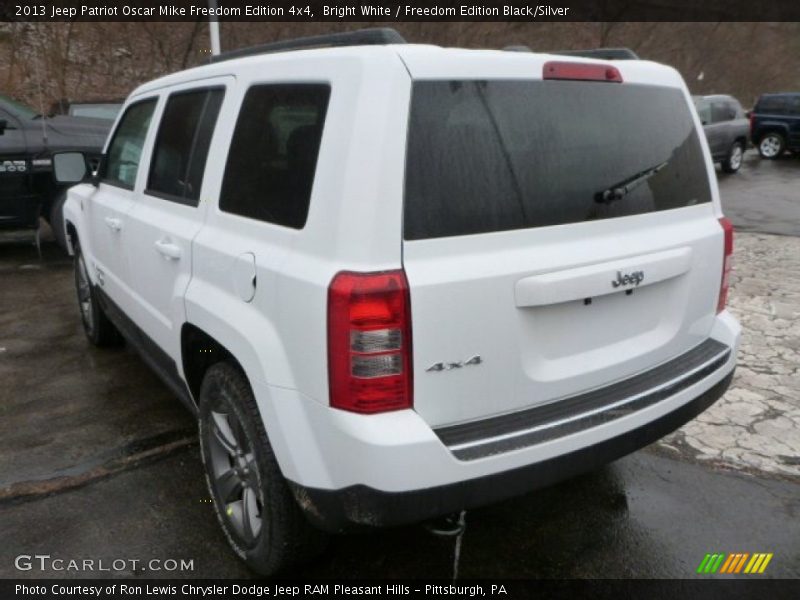 Bright White / Freedom Edition Black/Silver 2013 Jeep Patriot Oscar Mike Freedom Edition 4x4