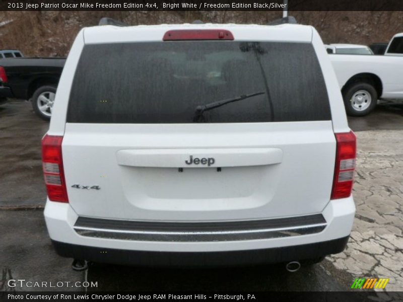Bright White / Freedom Edition Black/Silver 2013 Jeep Patriot Oscar Mike Freedom Edition 4x4