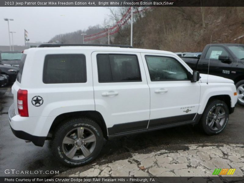 Bright White / Freedom Edition Black/Silver 2013 Jeep Patriot Oscar Mike Freedom Edition 4x4