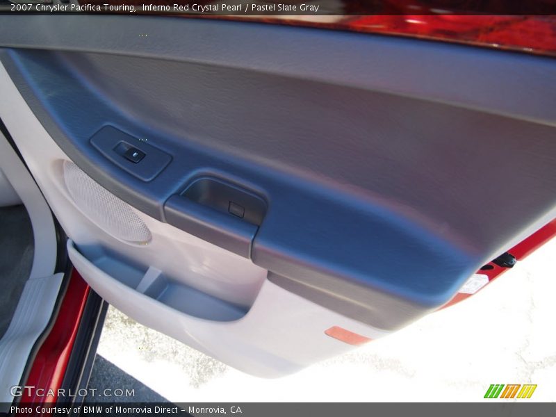 Inferno Red Crystal Pearl / Pastel Slate Gray 2007 Chrysler Pacifica Touring
