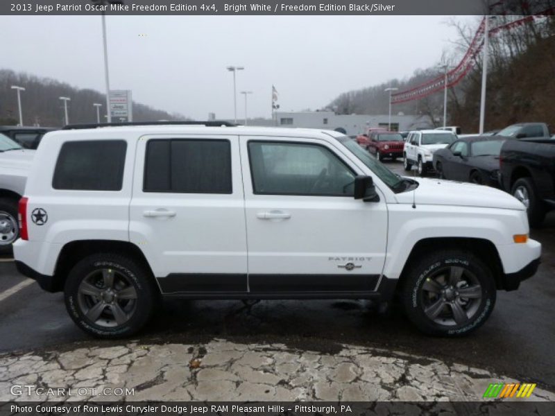 Bright White / Freedom Edition Black/Silver 2013 Jeep Patriot Oscar Mike Freedom Edition 4x4
