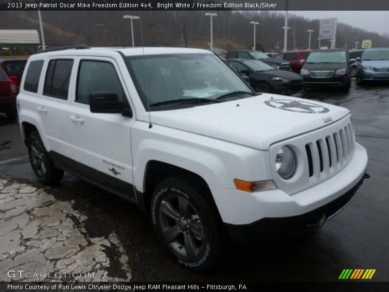 Bright White / Freedom Edition Black/Silver 2013 Jeep Patriot Oscar Mike Freedom Edition 4x4