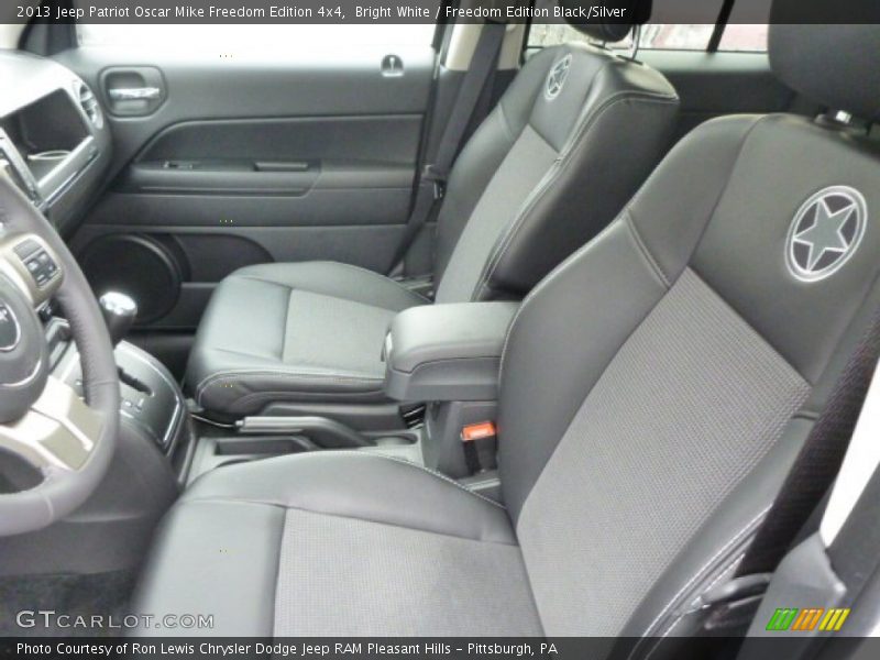 Bright White / Freedom Edition Black/Silver 2013 Jeep Patriot Oscar Mike Freedom Edition 4x4