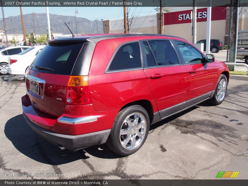 Inferno Red Crystal Pearl / Pastel Slate Gray 2007 Chrysler Pacifica Touring