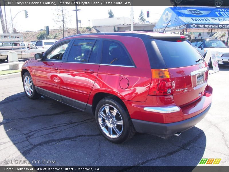 Inferno Red Crystal Pearl / Pastel Slate Gray 2007 Chrysler Pacifica Touring